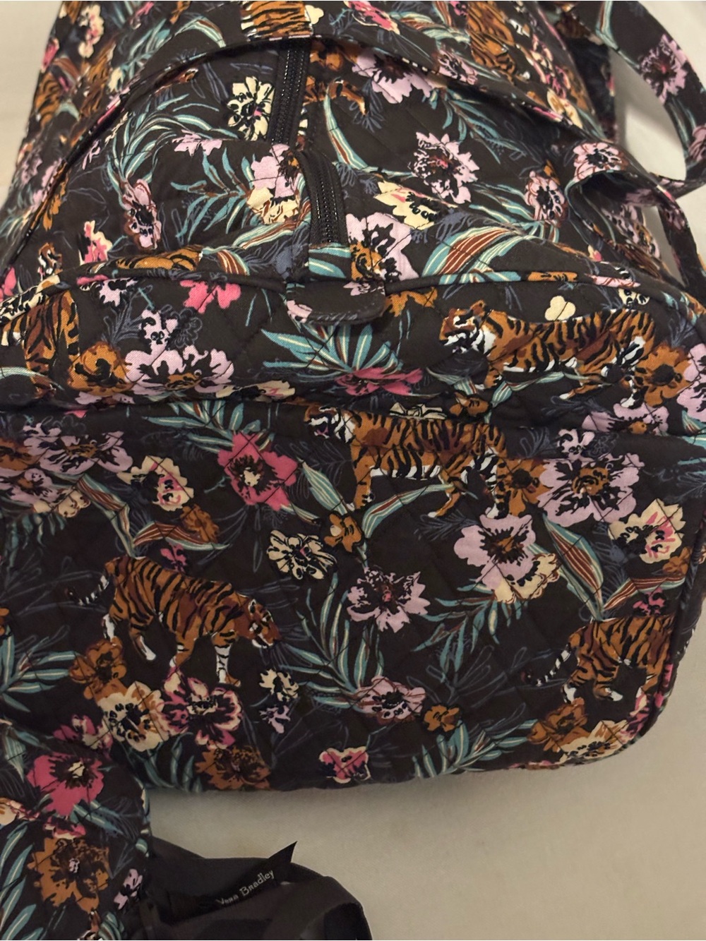 Vera Bradley Bali Jungle Retired Print.   Large duffle and rfid crossbody. - Picture 3 of 6